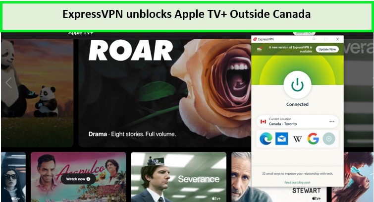 ExpressVPN-Unblock-Apple-TV-Plus-to-watch-roar-outside-Canada