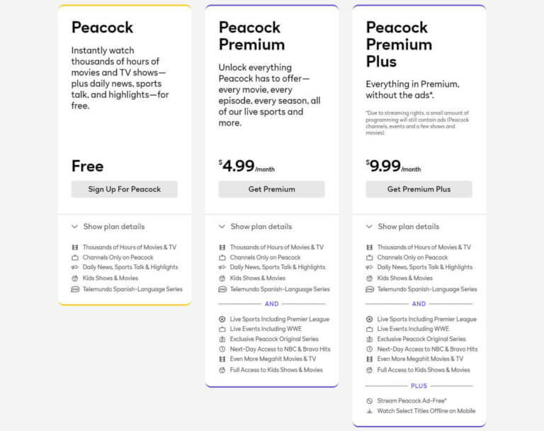 peacock-tv-subscription-plans