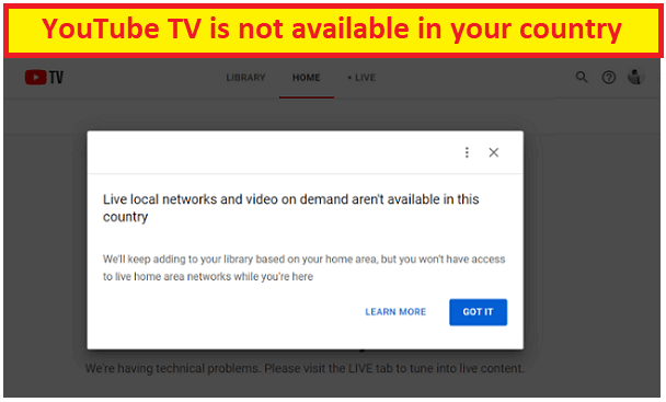 youtube-tv-canada-error