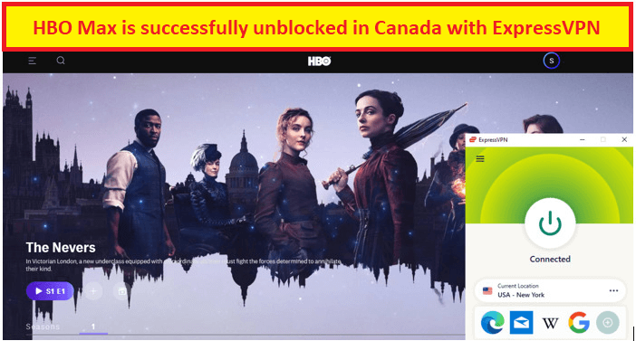 hbo-max-unblocked-with-expressvpn-in-canada