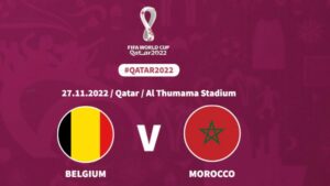 How to Watch Belgium vs Morocco FIFA World Cup 2022 in Canada
