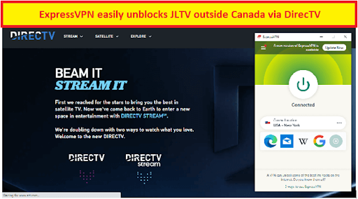 ExpressVPN unblocks JLTV Outside canada