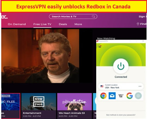 ExpressVPN unblocks Redbox in Canada