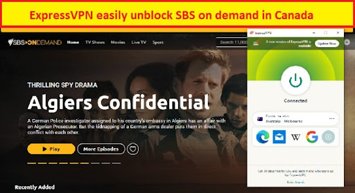 ExpressVPN unblocks SBS On Demand in Canada