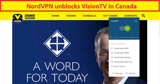 NordVPN-unblocks-VisionTV-Outside-Canada