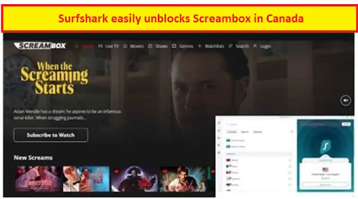 SurfShark-unblocks-Screambox-in-Canada