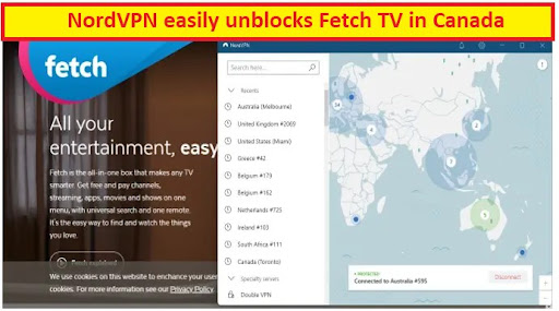 nord vpn unblocks fetch tv in canada