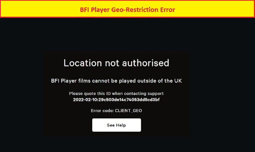 bfi player geo restriction error
