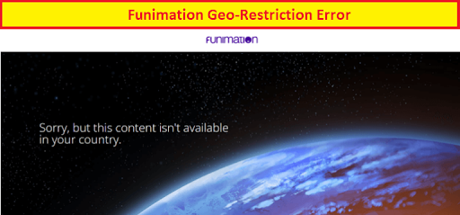 funimation geo restriction error