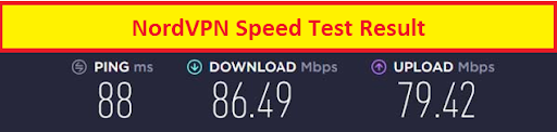 nord vpn speed test for now tv