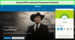 Unblock Paramount Network with Express VPN