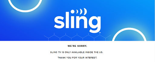 sling tv geo restriction error