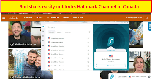 surfshark unblocks hallmark channel in canada