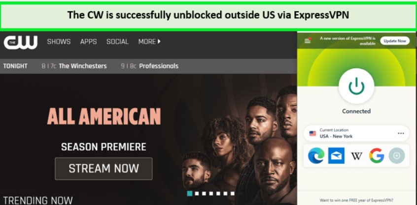 Unblock The CW with ExpressVPN