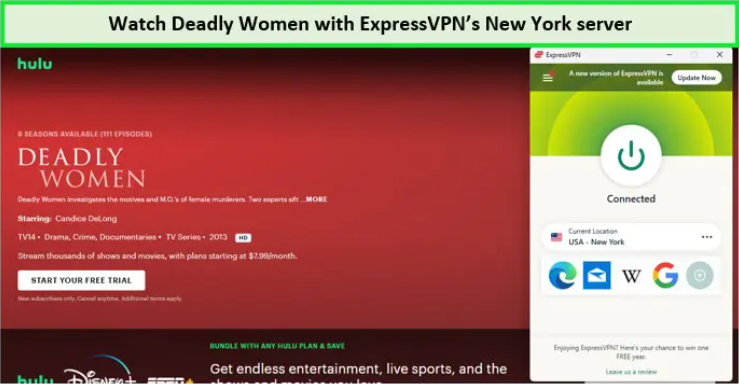 watch-deadly-women-on-hulu-with-ExpressVPN