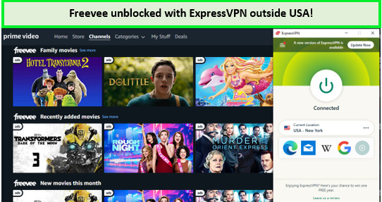 Unblock Freevee with ExpressVPN
