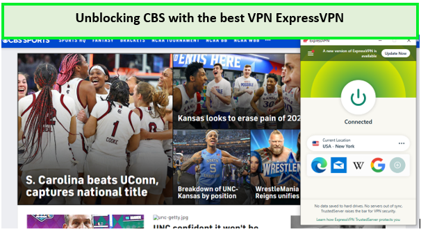 Unblock CBS with ExpressVPN