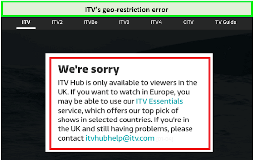 ITV Geo Restriction to watch Ant and Decs Saturday Night Takeaway in Canada
