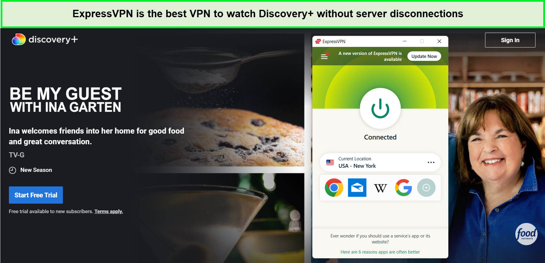 expressvpn-unblocks-be-my-guest-with-ina-garten-on-discovery-plus-in-ca