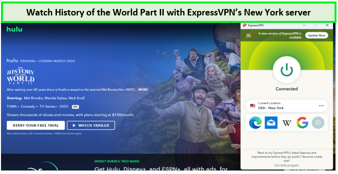 watch-history-of-the-world-part-II-with-expressvpn-on-hulu-in-canada