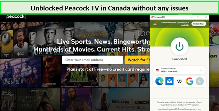 unblocked-peacock-tv-with-expressvpn-in-Canada