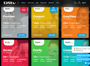 DSTV-packages