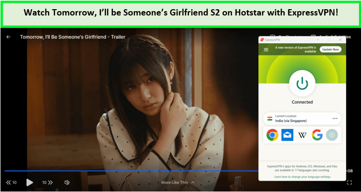Watch Tomorrow, I’ll Be Someone’s Girlfriend Season 2 In Canada On Hotstar [Free Guide]