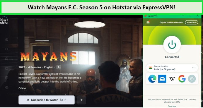 Watch Mayans M.C. in USA on Hotstar via ExpressVPN!