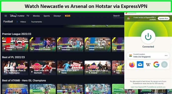 How To Watch Newcastle Vs Arsenal In Canada On Hotstar