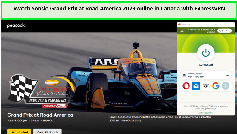 How to Watch Sonsio Grand Prix at Road America 2023 Online in Canada on Peacock [Easy Ways]