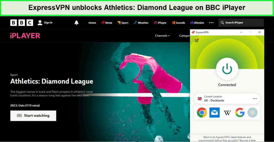 How to Watch Athletics: Diamond League – Lausanne in Canada on BBC iPlayer?