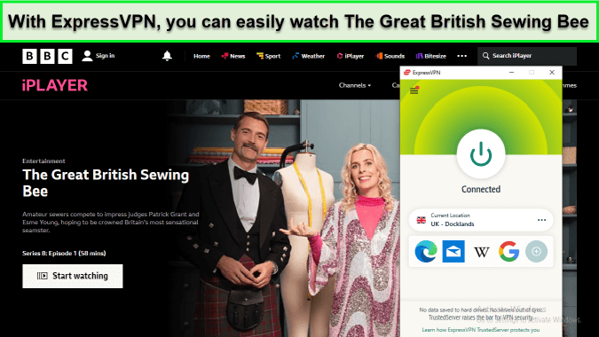 How to Watch The Great British Sewing Bee in Canada on BBC iPlayer?