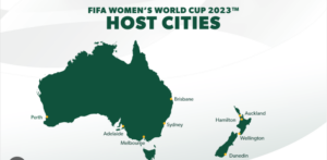 host cities for the upcoming 2023 Women's World Cup