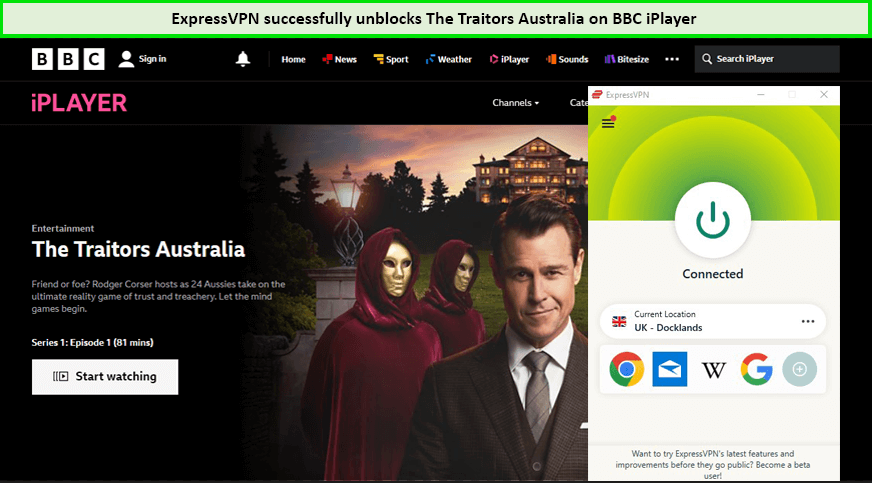 How to Watch The Traitors Australia in Canada on BBC iPlayer