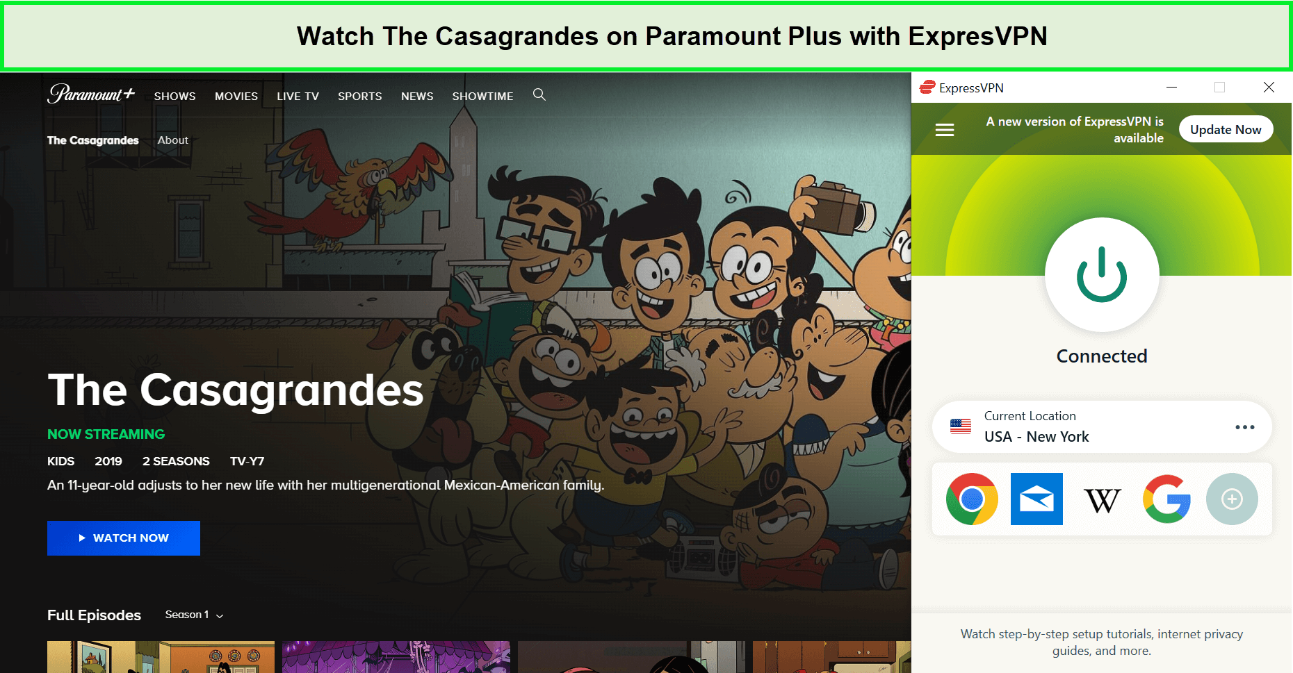 Watch The Casagrandes Season 3 in Canada on Paramount Plus 
