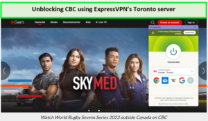 CBC unblocked by ExpressVPN 