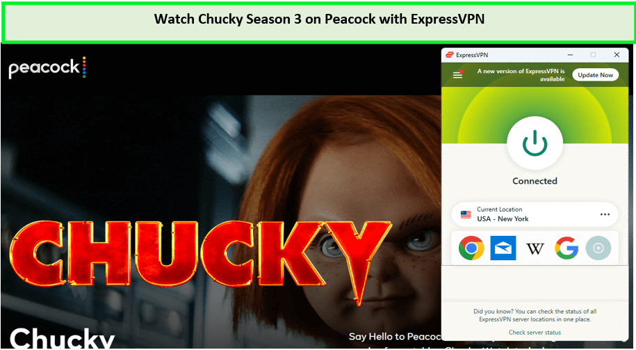 How to Watch Chucky Season 3 in Canada on Peacock [Easy Hack]
