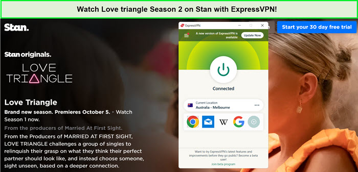 How To Watch Love Triangle Season 2 in Canada on Stan? [Enjoy Online]