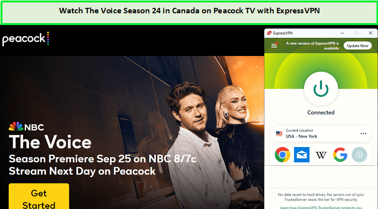 How To Watch The Voice Season 24 in Canada on Peacock [Best trick]
