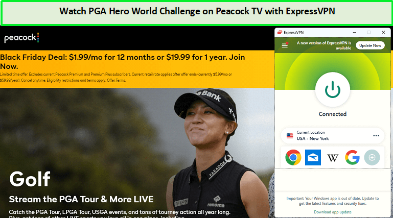 How to Watch PGA Hero World Challenge in Canada on Peacock [Simple Trick]
