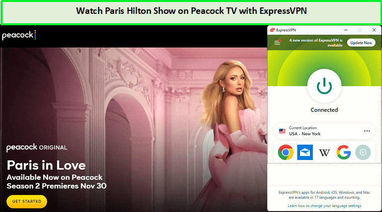 How to Watch Paris Hilton Show in Canada on Peacock [2 Mins Hack]