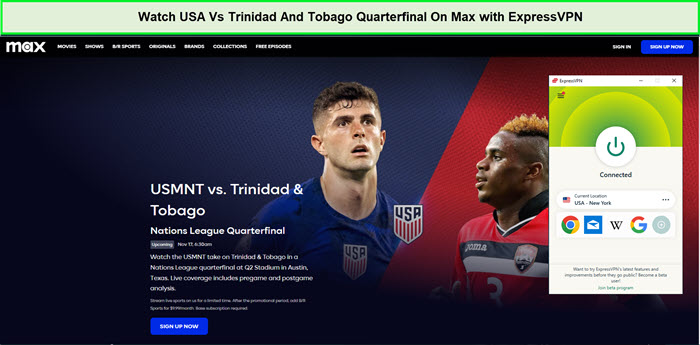 Watch-USA-Vs-Trinidad-And-Tobago-Quarterfinal-In-Canada-On-Max-with-ExpressVPN