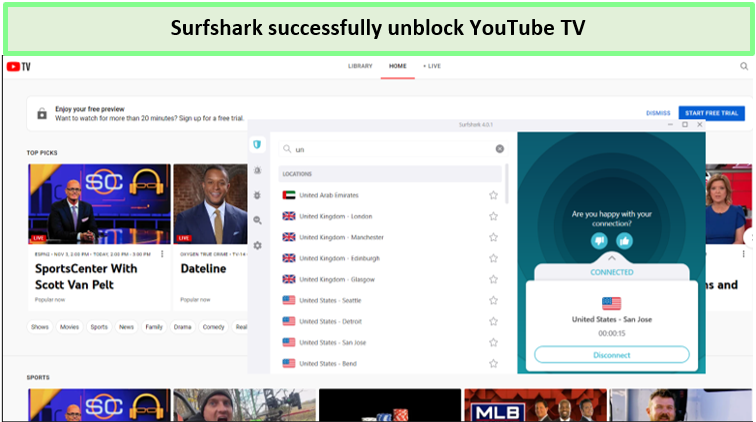 watch-youtube-tv-in-canada-with-surfshark
