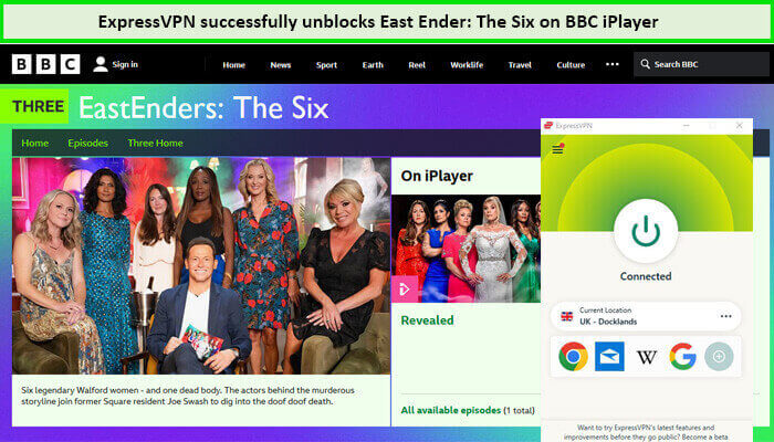 Express-VPN-Unblocks-EastEnder-The-Six-on-BBC-iPlayer
