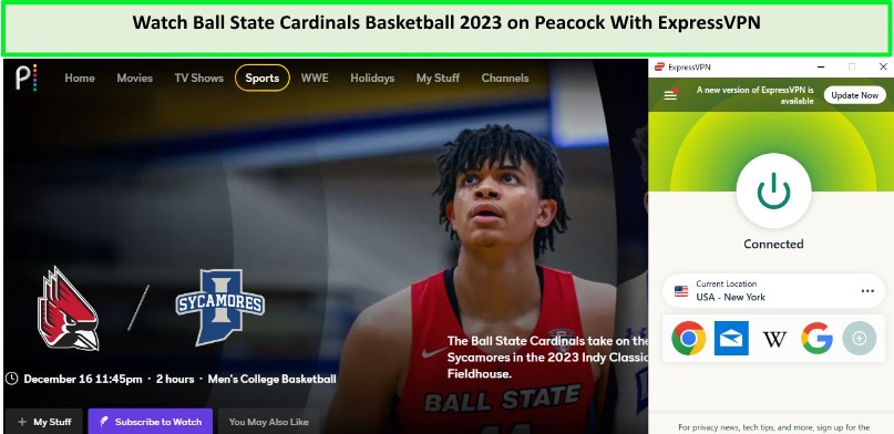 How to Watch Ball State Cardinals 2023 in Canada on Peacock