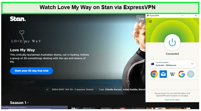 How to Watch Love My Way in Canada on Stan