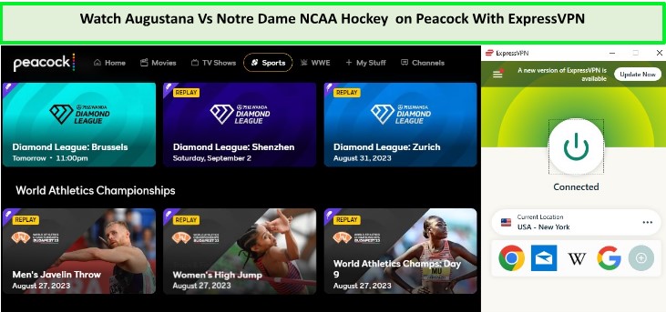 How To Watch Augustana Vs Notre Dame NCAA Hockey In Canada On Peacock [30 – 31 December 2023]