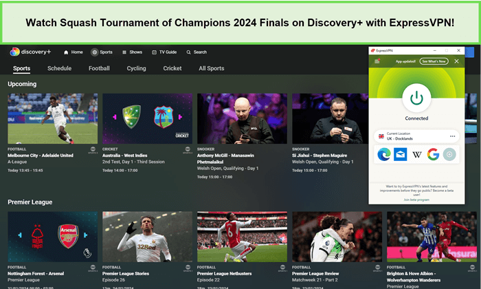 How to Watch Squash Tournament of Champions 2024 Finals in Canada on Discovery Plus