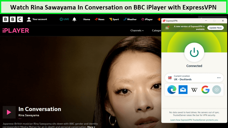 How to Watch Rina Sawayama In Conversation in Canada On BBC iPlayer
